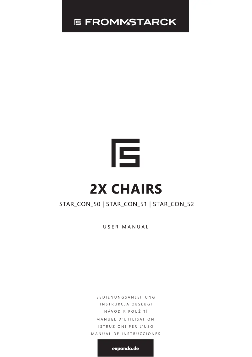 Page 1 de la notice Manuel utilisateur Fromm & Starck STAR_CON_52