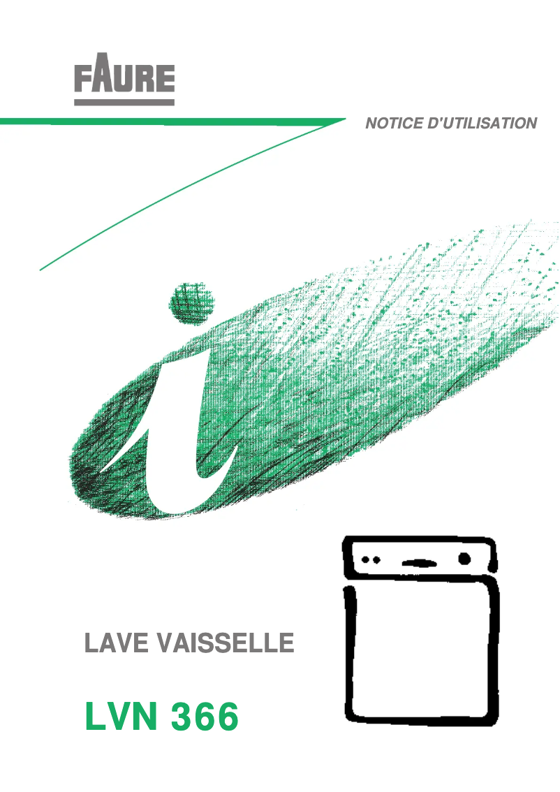 Page 1 de la notice Manuel utilisateur Faure LVN366