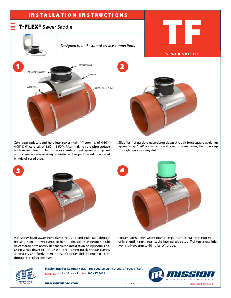 Image de la première page du manuel de l'appareil TF-400