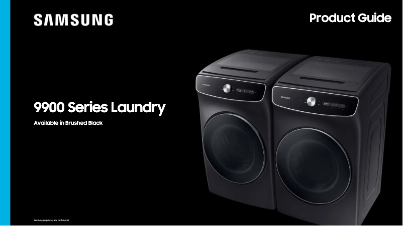 Page 1 de la notice Brochure Samsung WV60A9900AV