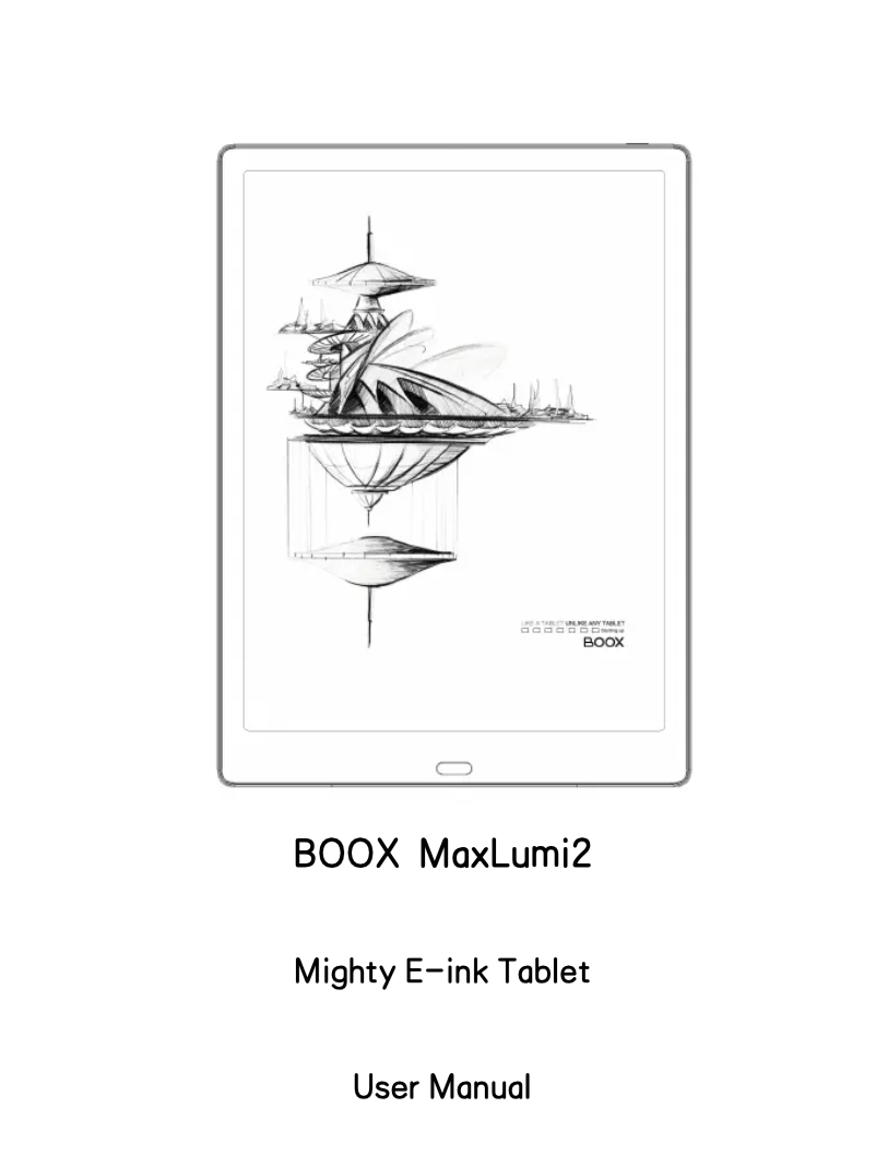 Image de la première page du manuel de l'appareil Max Lumi 2