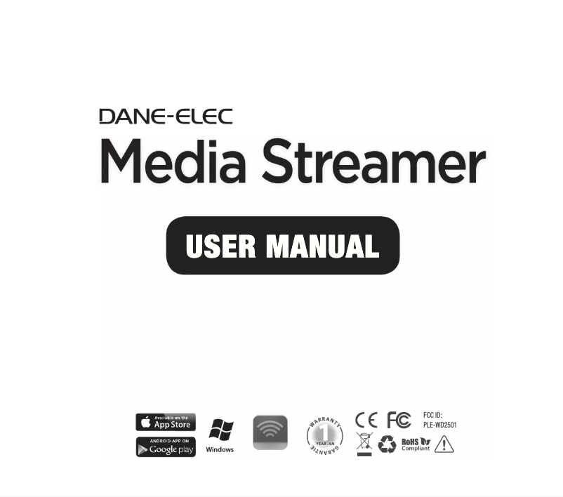 Image de la première page du manuel de l'appareil MediaStreamer