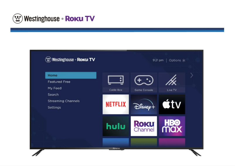 Page 1 de la notice Manuel utilisateur Westinghouse WR43UX4210