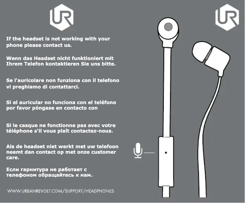 Page 1 de la notice Manuel utilisateur Trust duga in-ear headphone