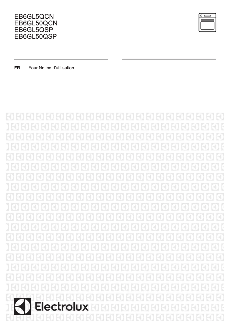 Page n°1 - Manuel utilisateur Electrolux EB6GL50QCN