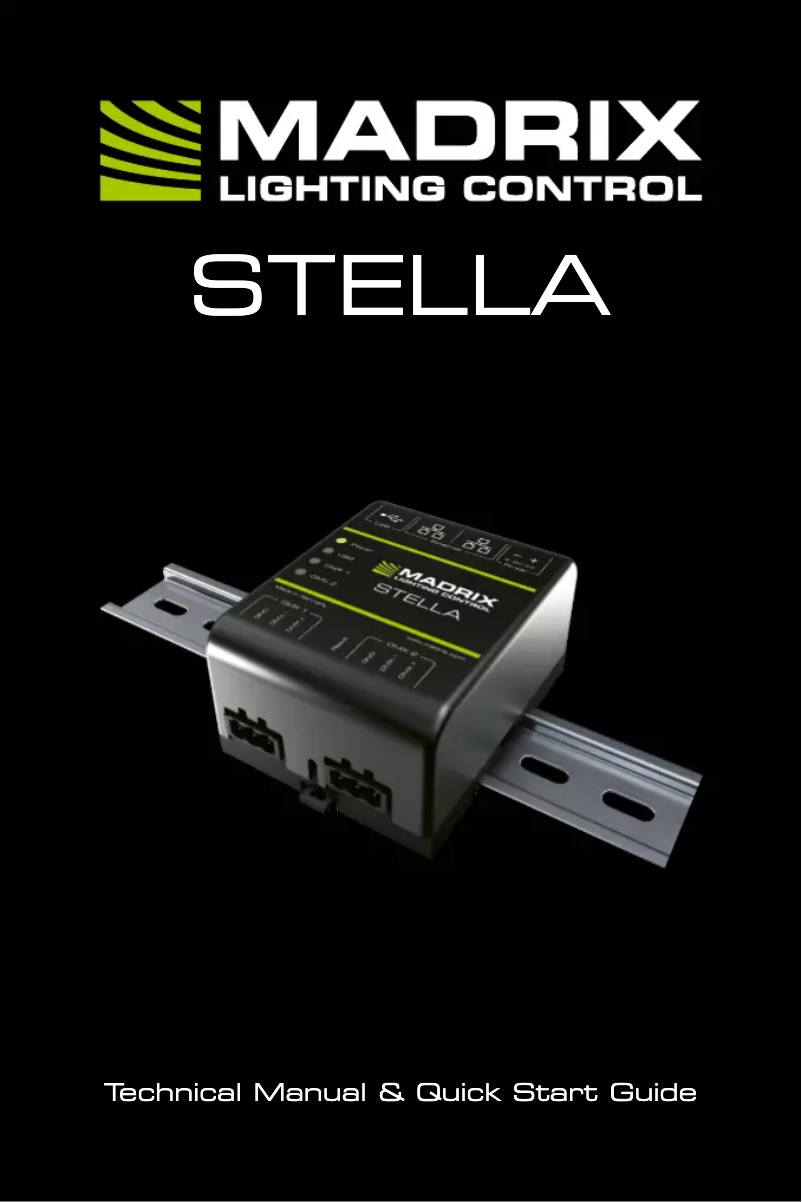 Image de la première page du manuel de l'appareil STELLA