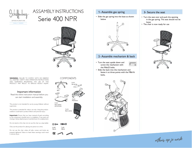 Página 1 del manual Manual de usuario Schaffenburg 400 NPR