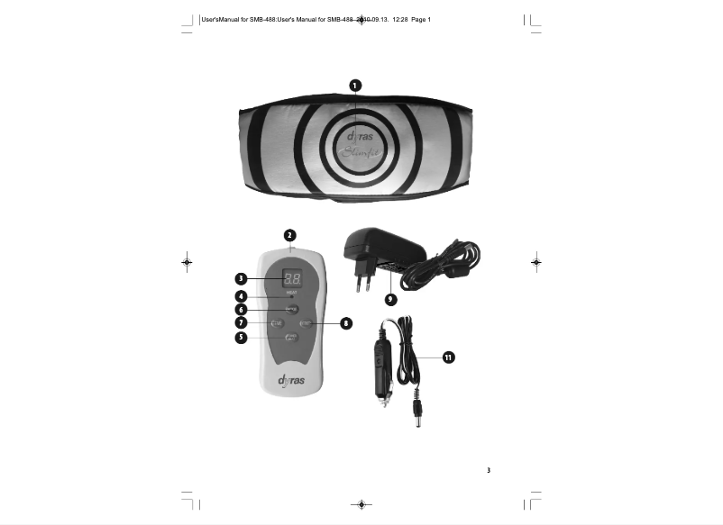 Image de la première page du manuel de l'appareil SMB-488