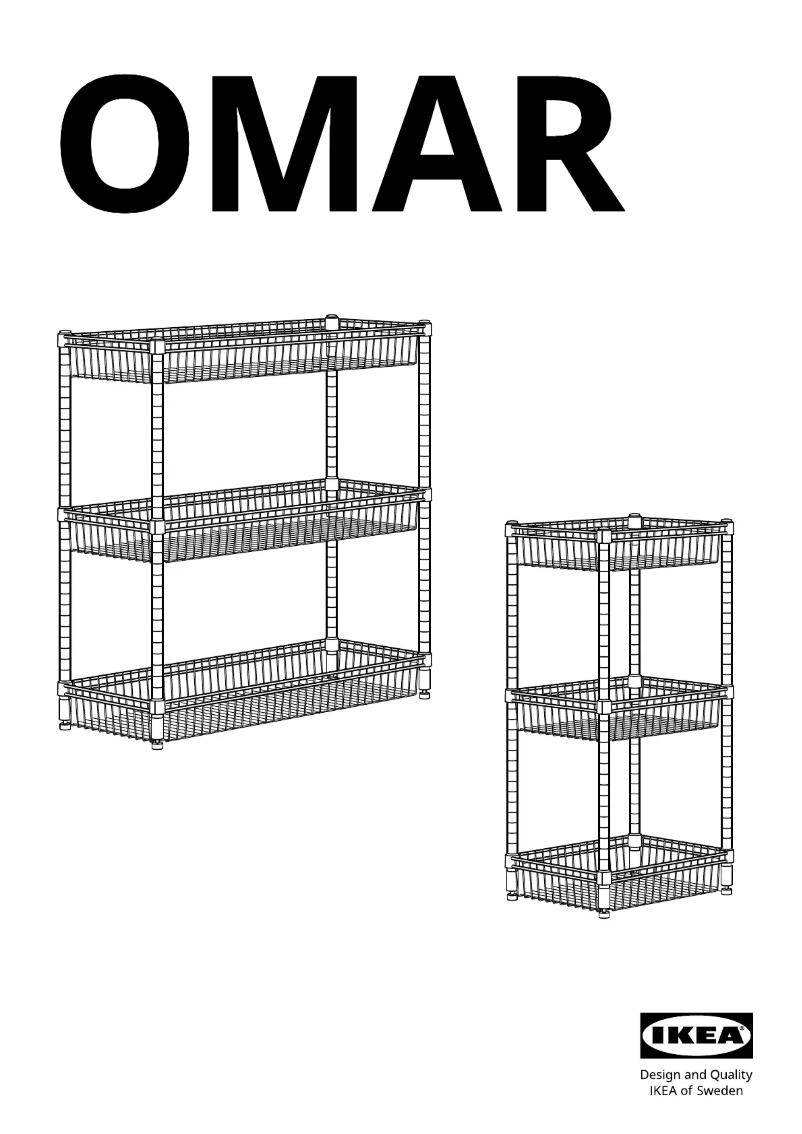 Page 1 de la notice Manuel utilisateur Ikea OMAR 304.838.55