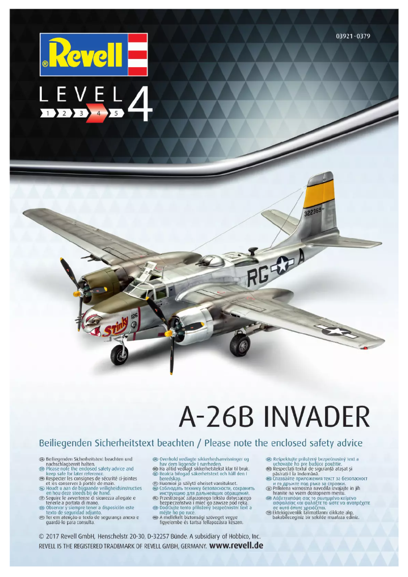 Image de la première page du manuel de l'appareil A-26B Invader