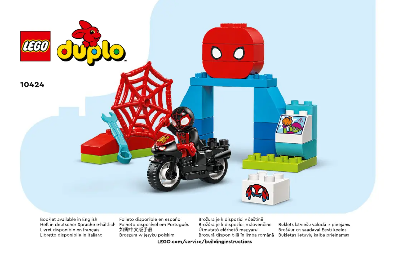 Page 1 de la notice Manuel utilisateur Lego Duplo 10424