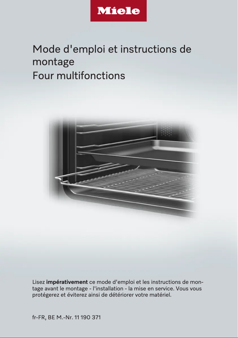 Image de la première page du manuel de l'appareil H 2890 B