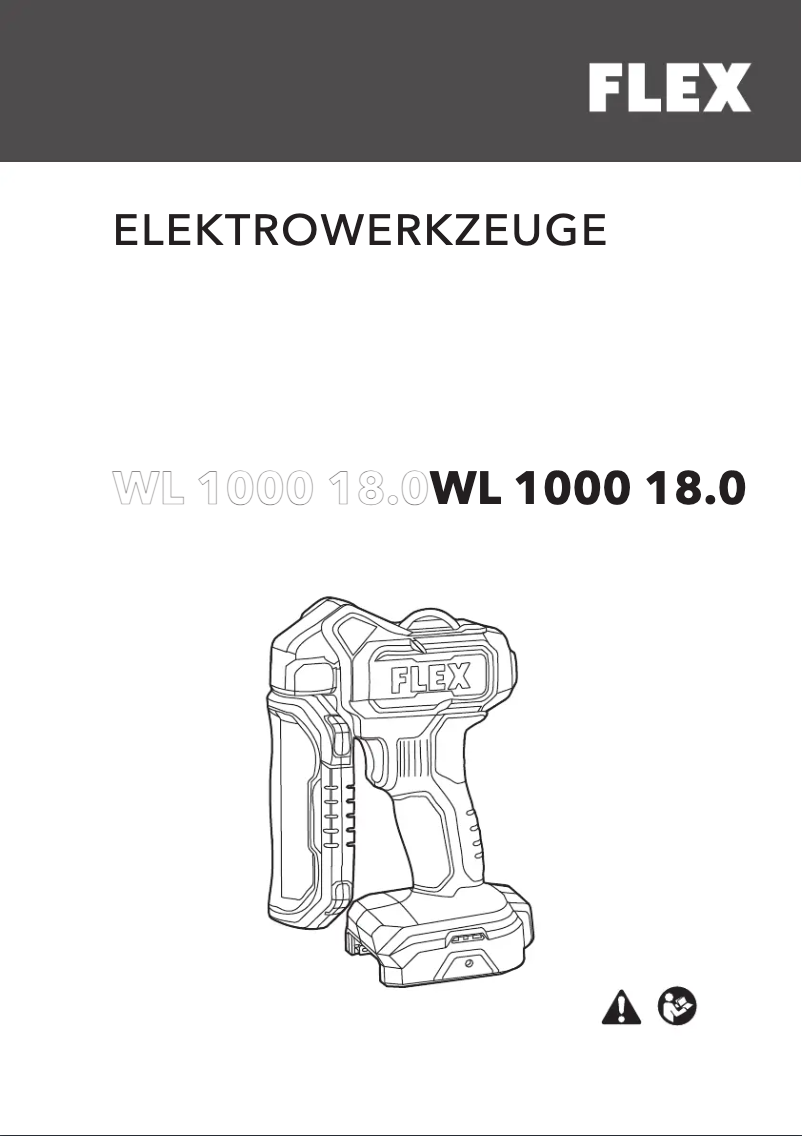 Página 1 del manual Manual de usuario Flex WL 1000 18.0