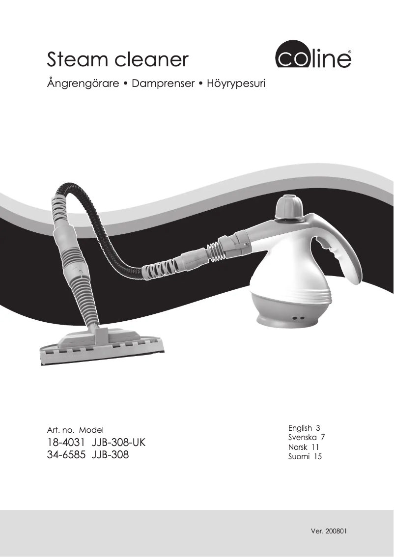 Page 1 de la notice Manuel utilisateur Coline JJB-308