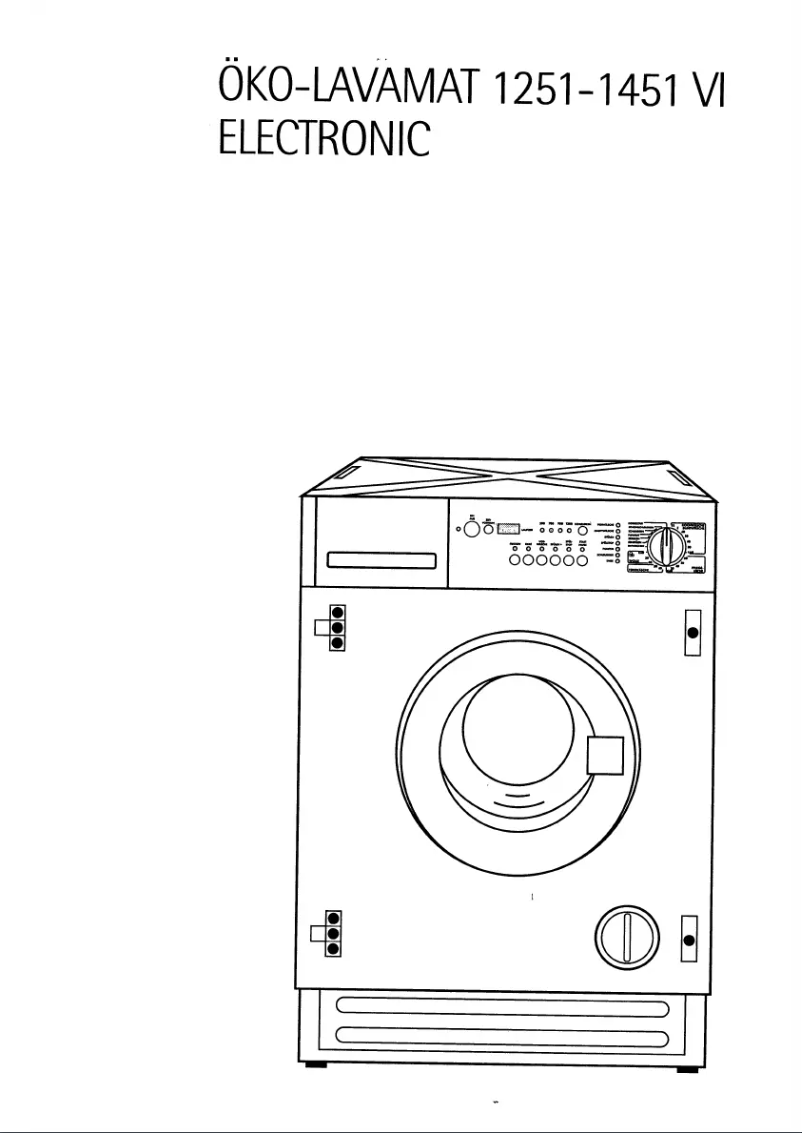 Page 1 de la notice Manuel utilisateur AEG Lavamat 1251