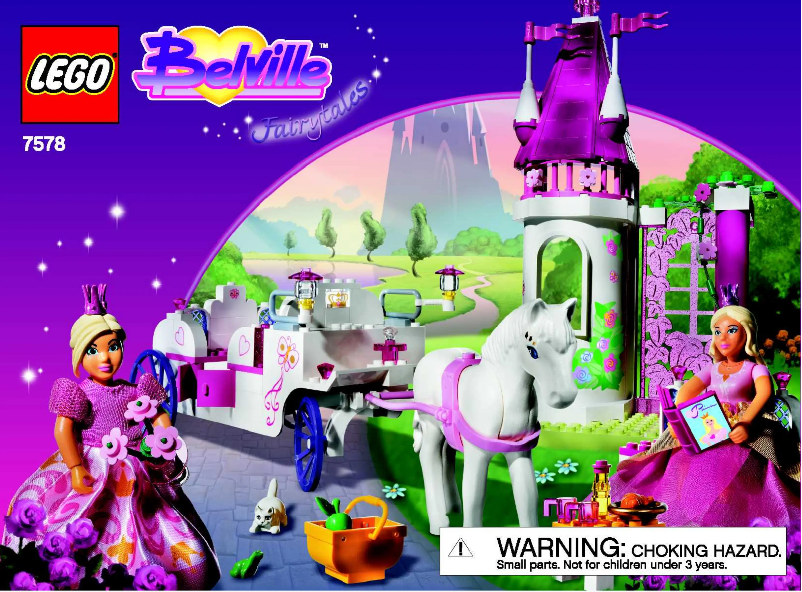 Page 1 de la notice Manuel utilisateur Lego Belville 7578