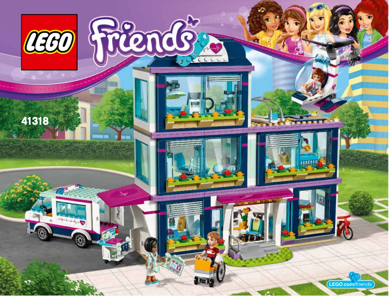 Page n°1 - Consignes visuelles Lego Friends 41318
