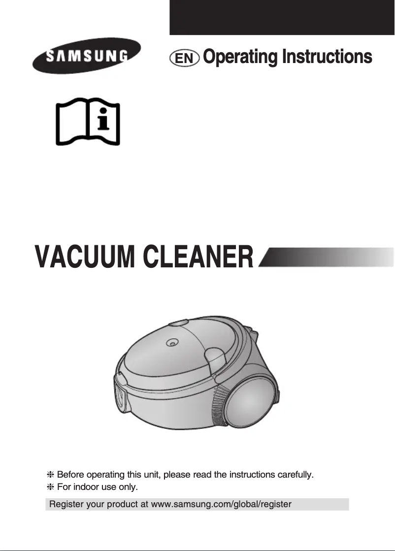 Page 1 de la notice Manuel utilisateur Samsung SC5345