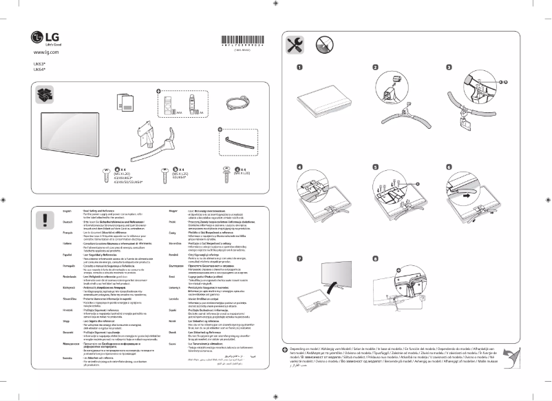 Página 1 del manual Manual de usuario LG 50UK6470