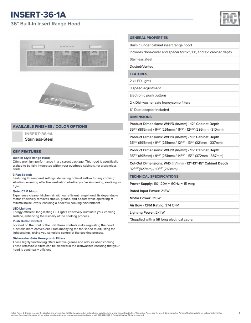 Image de la première page du manuel de l'appareil INSERT-36-1A