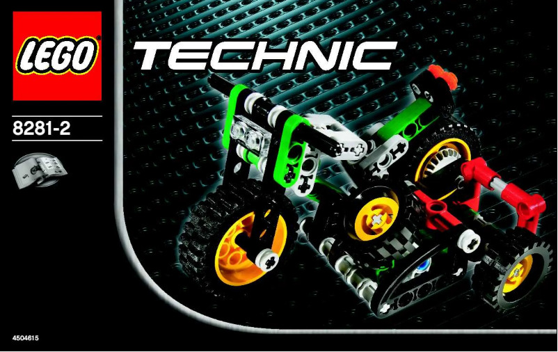Page n°1 - Manuel utilisateur Lego Technic 8281