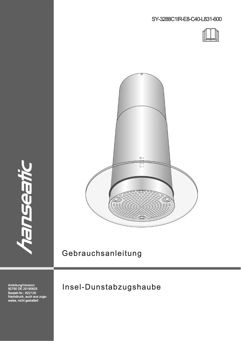 Página 1 del manual Manual de usuario Hanseatic SY-3288C1IR-E8-C40-L831-600