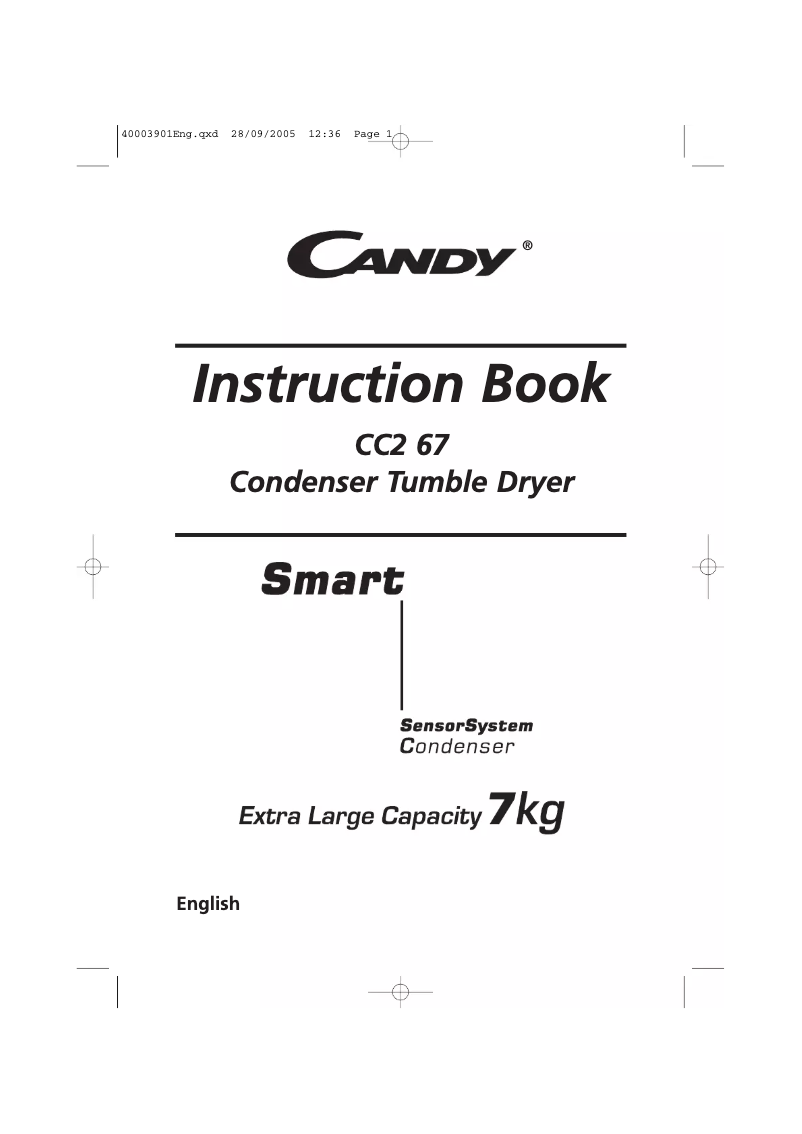 Image de la première page du manuel de l'appareil CC2 67-80
