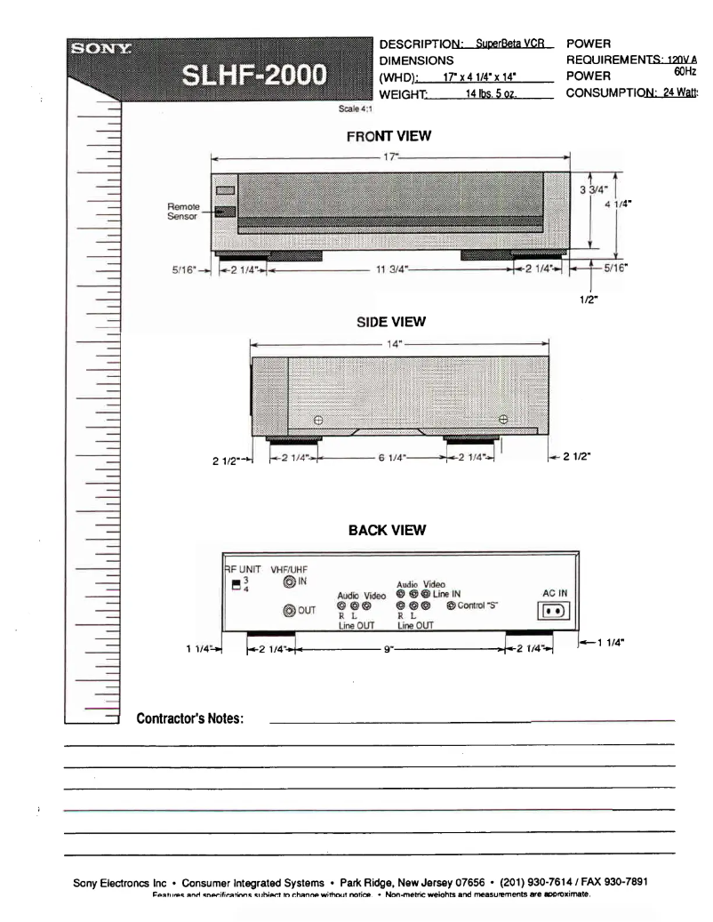 Image de la première page du manuel de l'appareil SL-HF2000