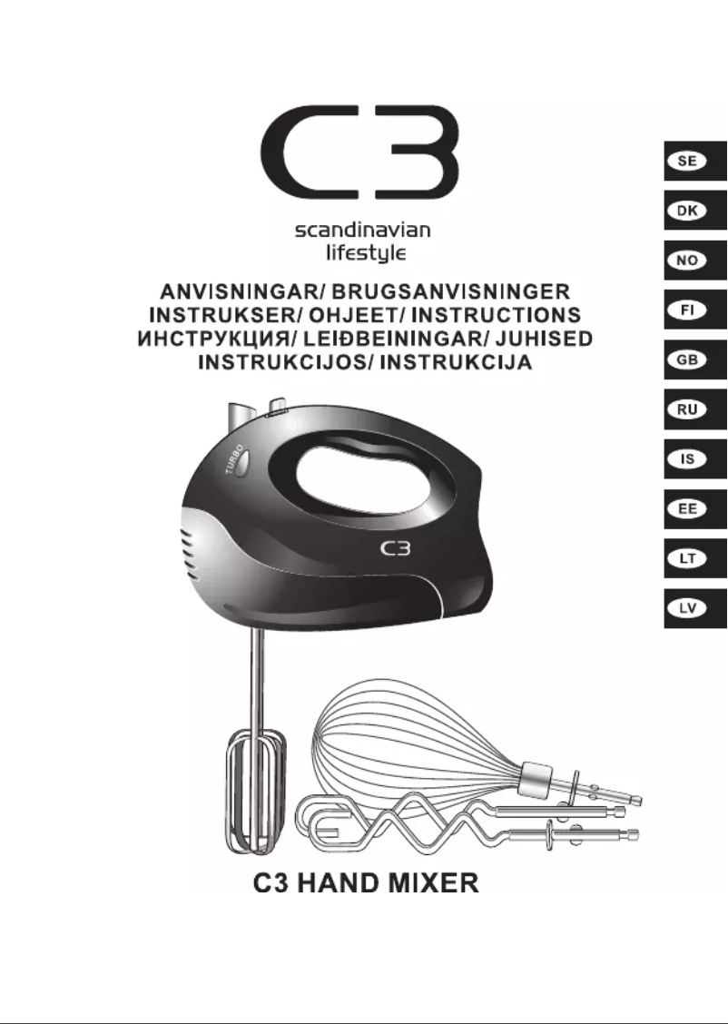 Page 1 de la notice Manuel utilisateur C3 30-10130