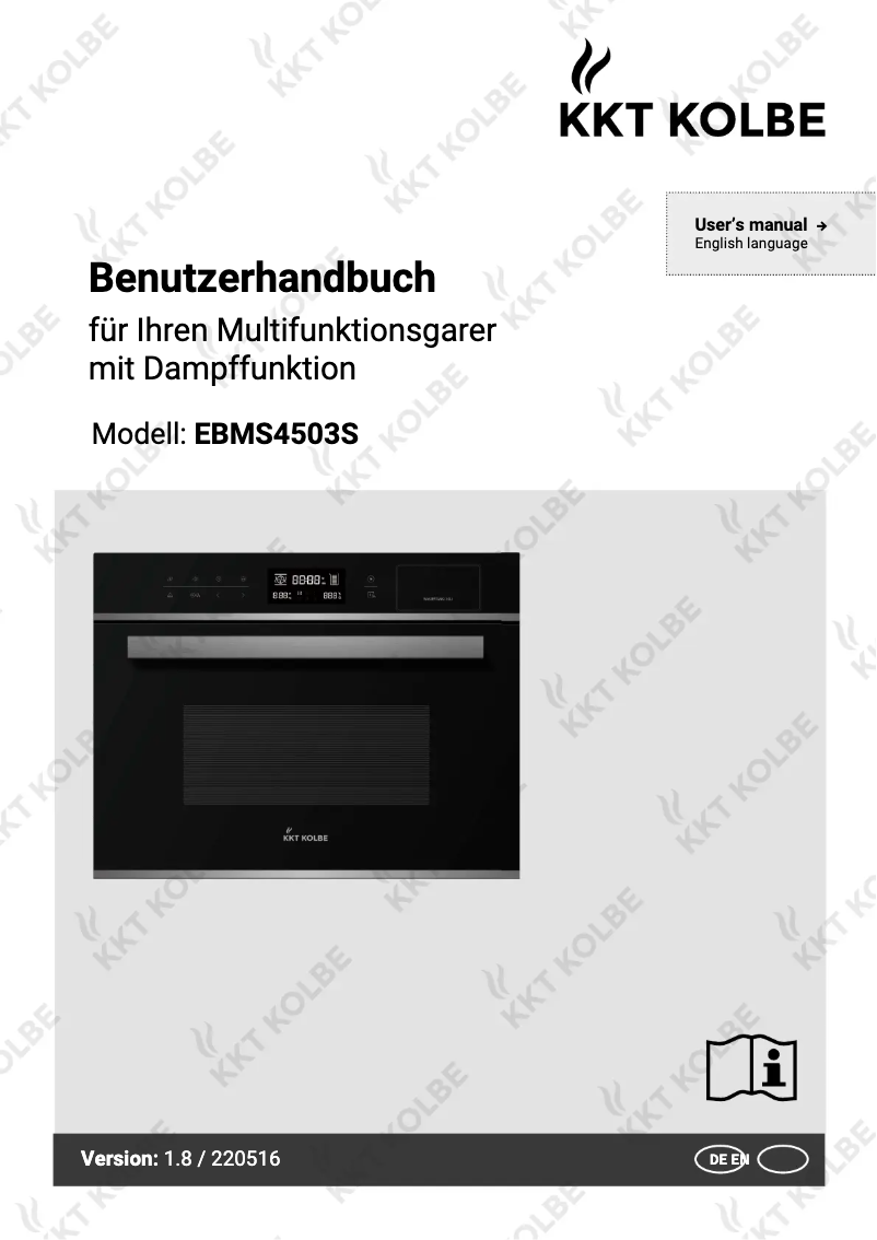 Image de la première page du manuel de l'appareil EBMS4503S