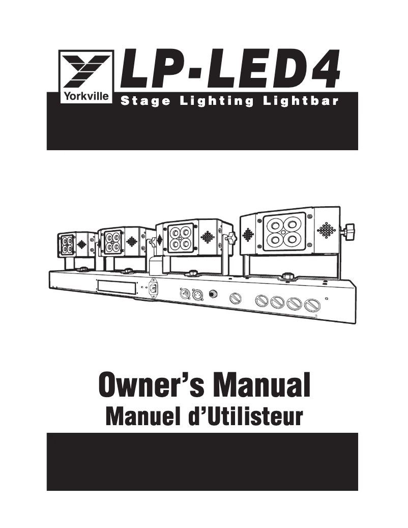 Page n°1 - Manuel utilisateur ART LP-LED4
