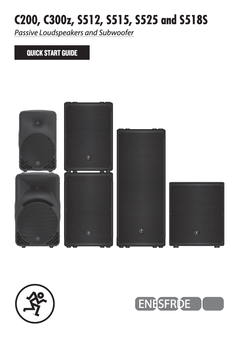 Page 1 de la notice Guide de démarrage rapide Mackie C300Z