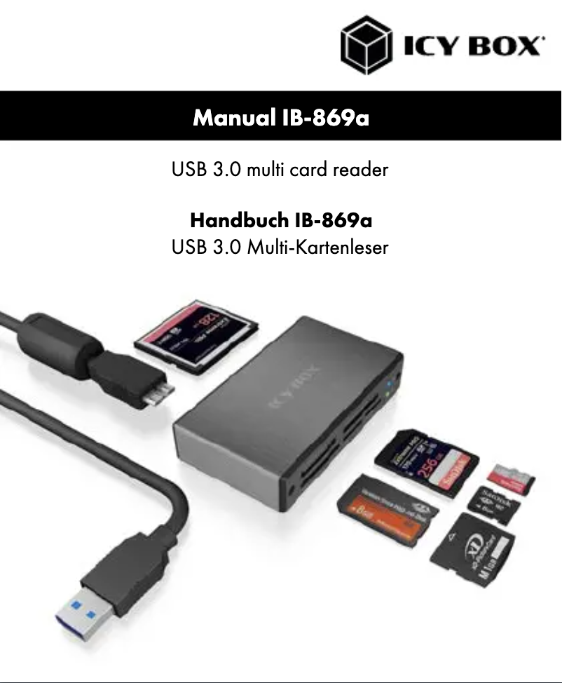 Image de la première page du manuel de l'appareil IB-869a