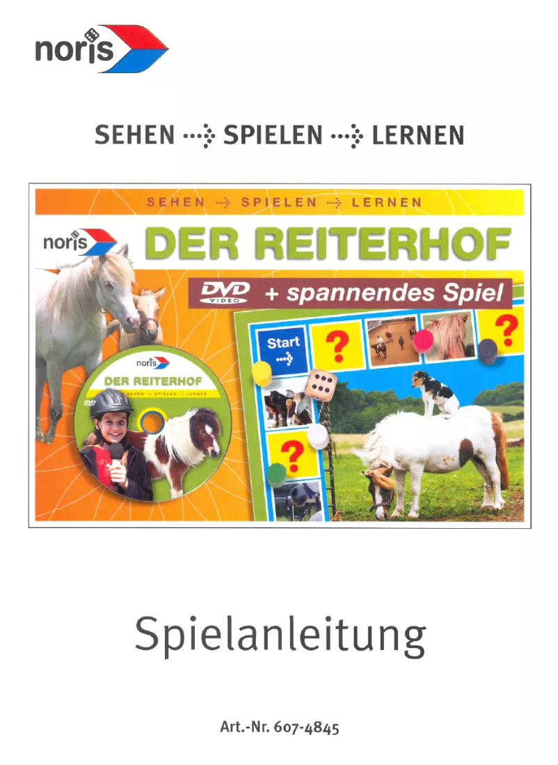 Image de la première page du manuel de l'appareil Riding Stable