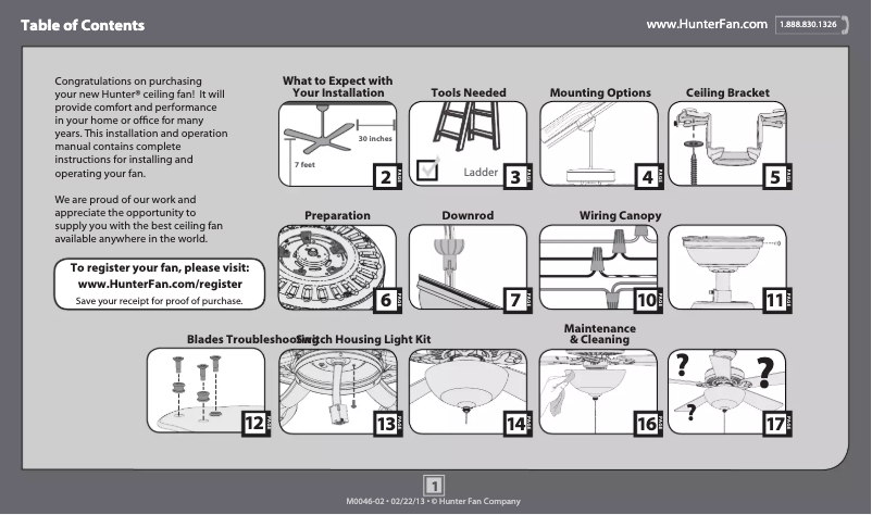 Imagen de la primera página del manual del dispositivo Hudson 52065