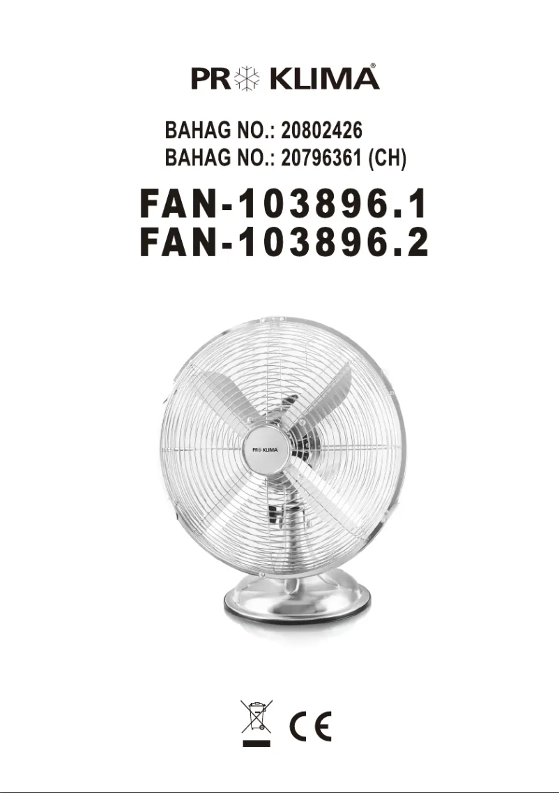 Page 1 of the manual User Manual Emerio FAN-103896