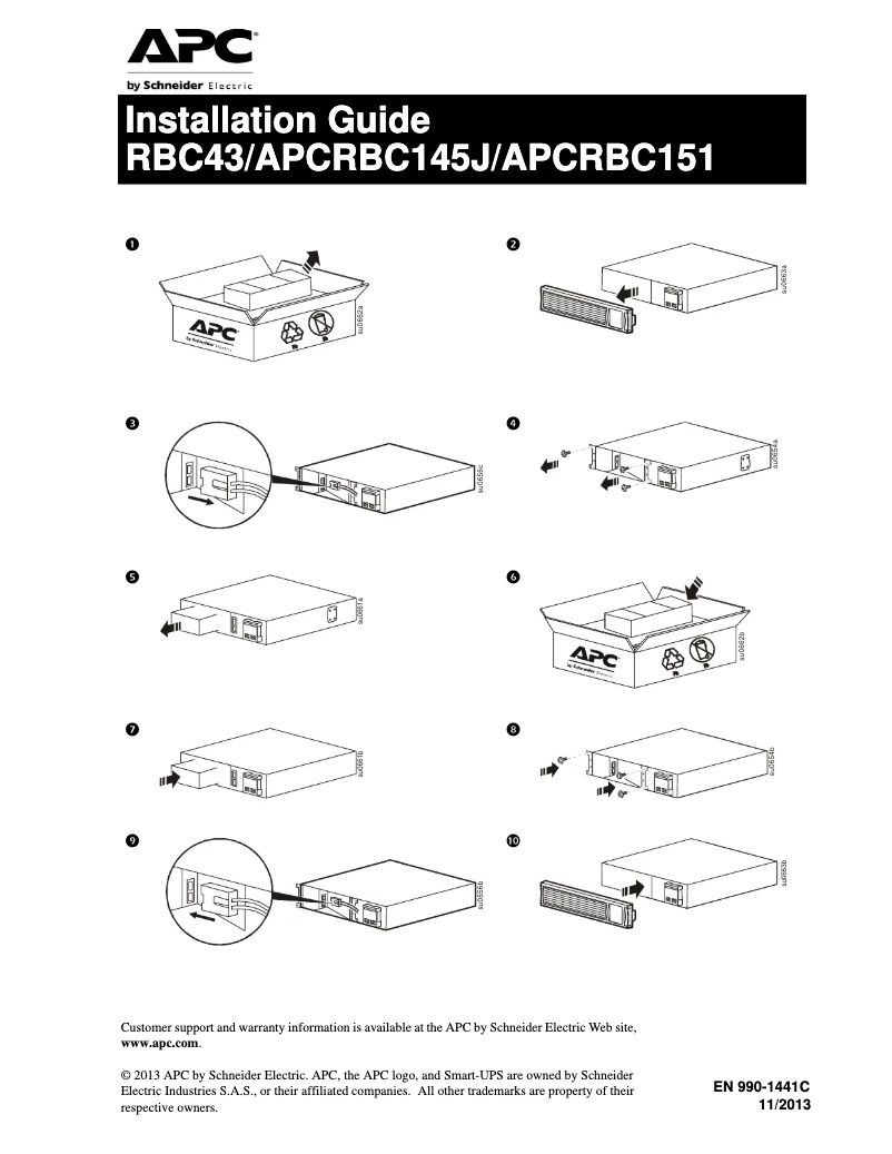 Imagen de la primera página del manual del dispositivo RBC43