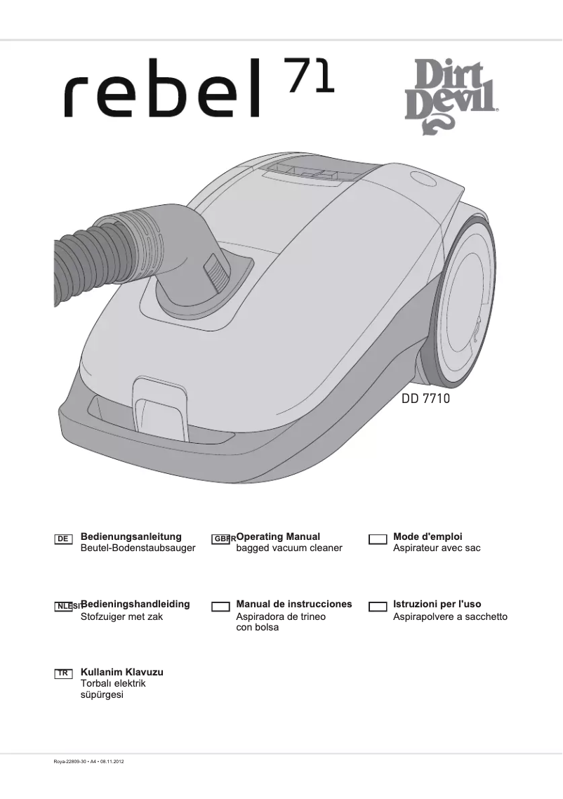 Image de la première page du manuel de l'appareil Rebel 71