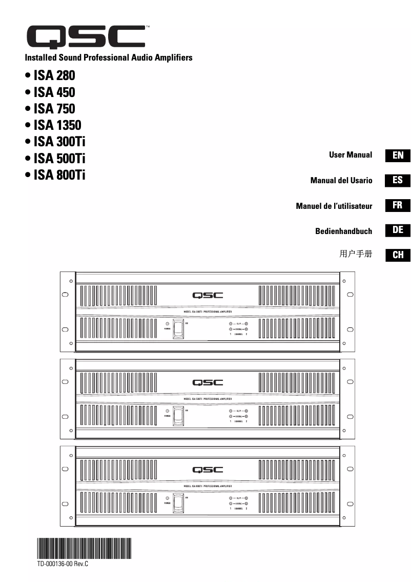 Image de la première page du manuel de l'appareil ISA800Ti