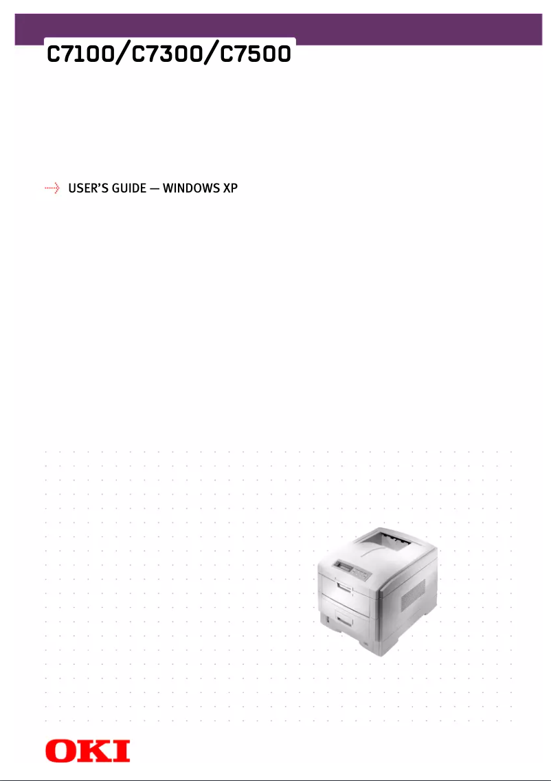 Page 1 de la notice Manuel utilisateur OKI C7500DXN