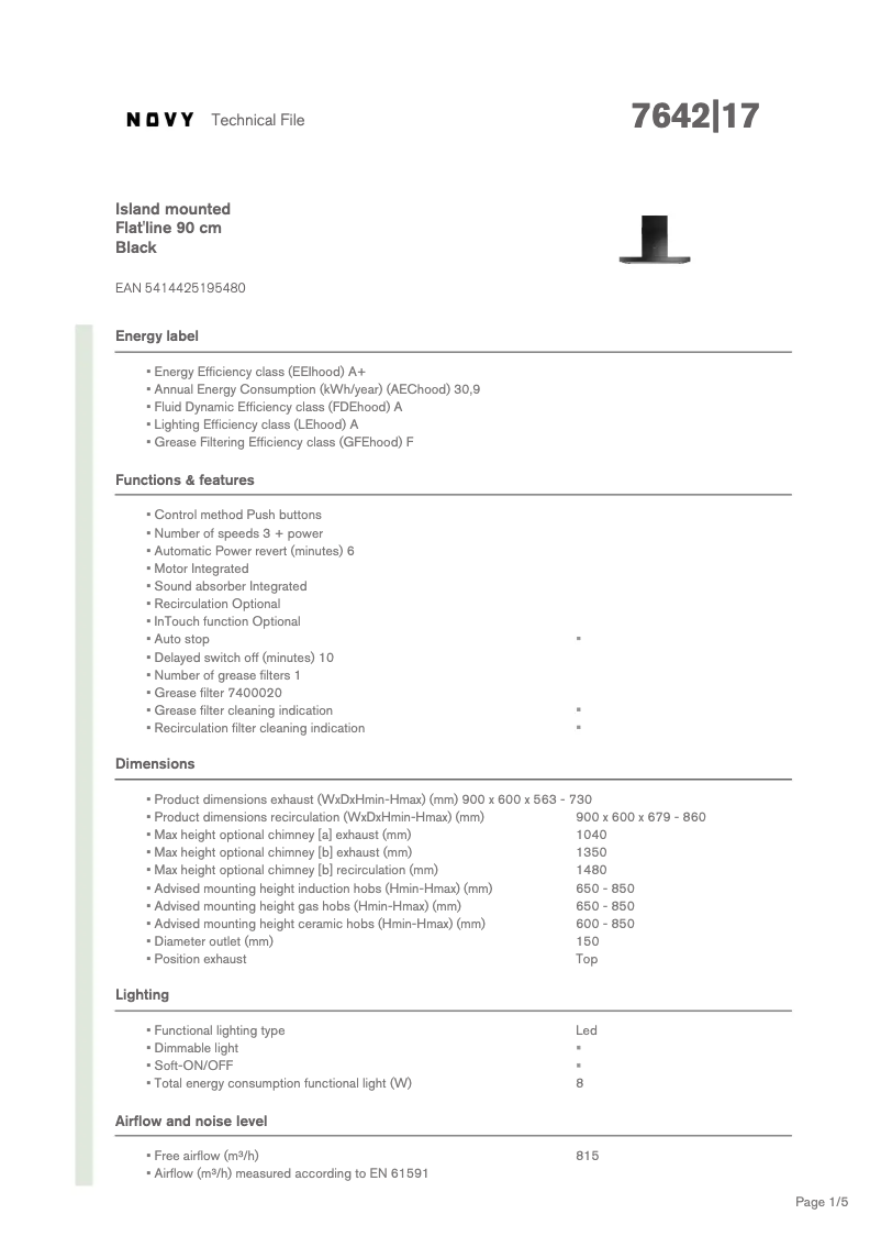 Image de la première page du manuel de l'appareil Flat'line 7642