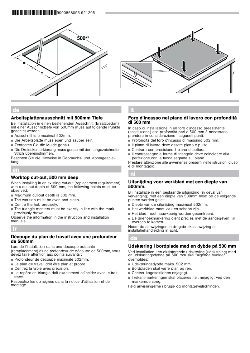 Page 1 de la notice Guide d'installation PITSOS BRE645G06