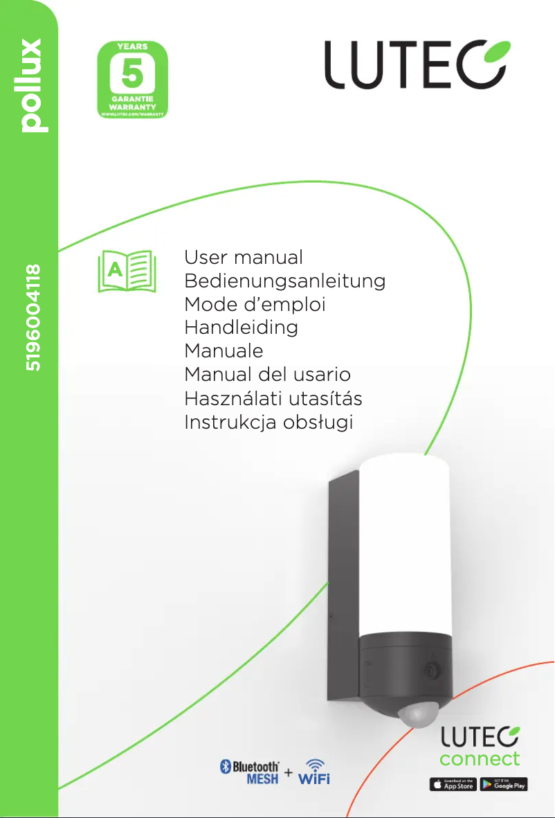 Image de la première page du manuel de l'appareil Pollux
