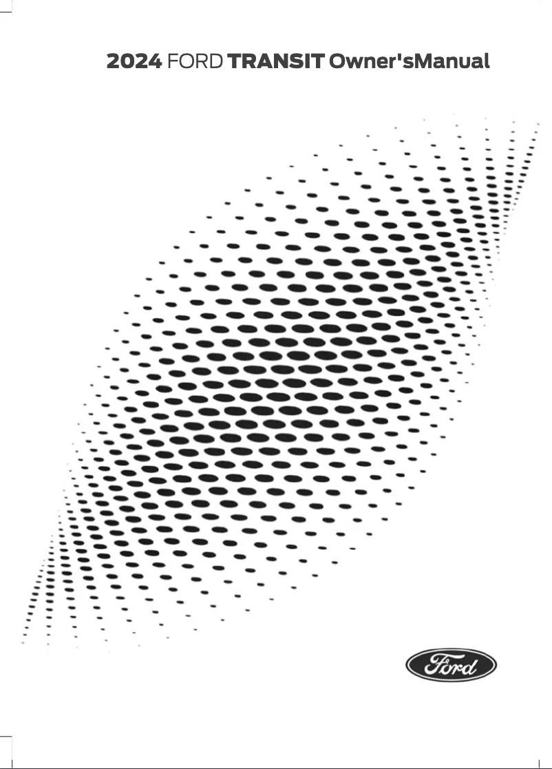 Page n°1 - Manuel utilisateur Ford Transit (2024)