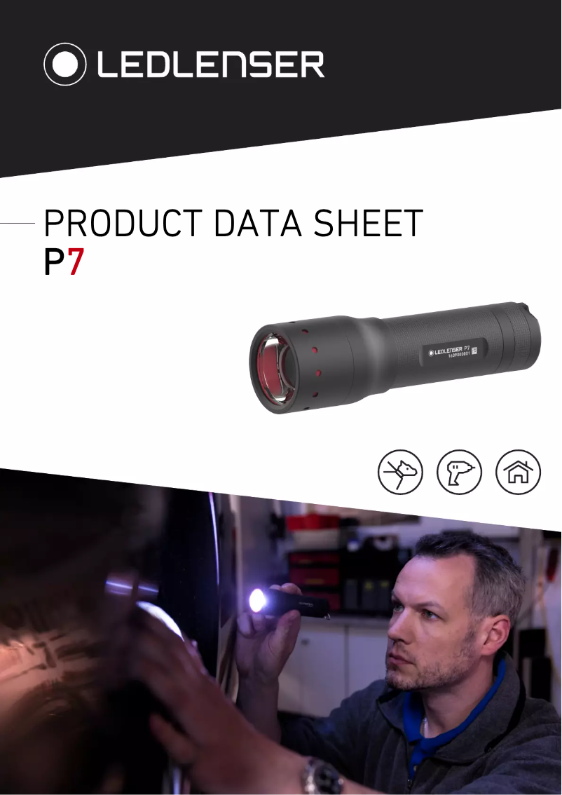 Page 1 de la notice Manuel utilisateur Ledlenser P7 Pro Torch