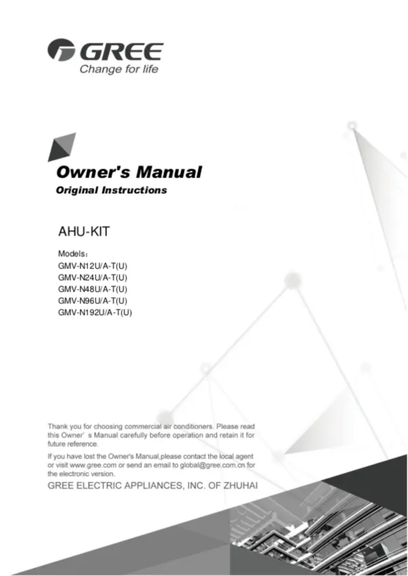 Image de la première page du manuel de l'appareil GMV-ND48ZD/A-T(U)