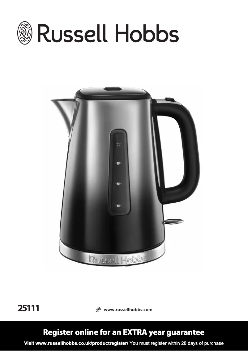 Page n°1 - Manuel utilisateur Russell Hobbs Worcester 25511