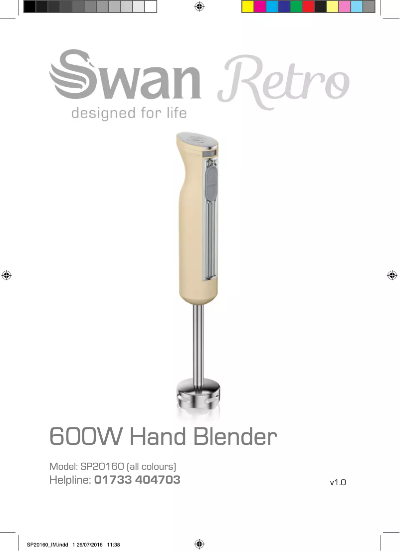 Página 1 del manual Manual de usuario Swan SP20160CN