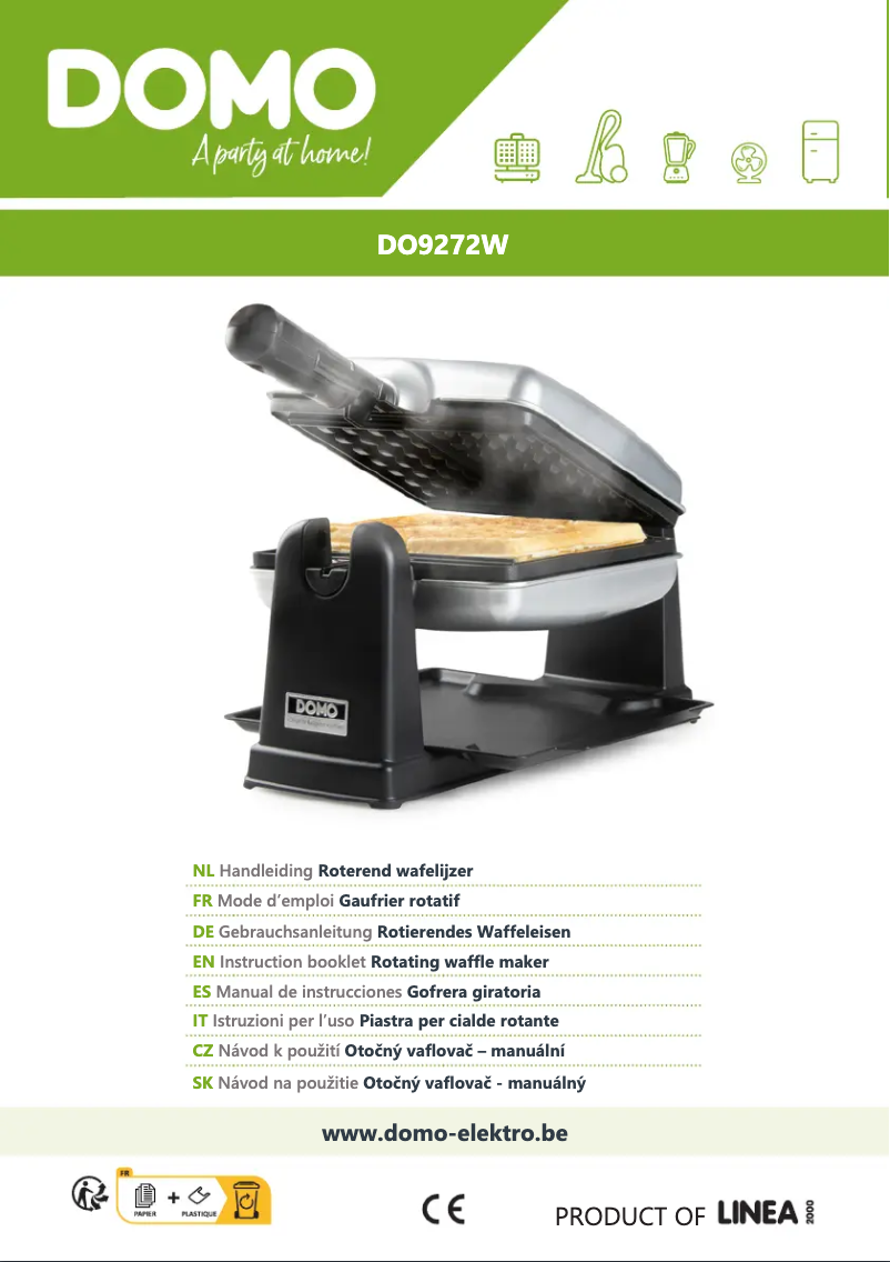 Page 1 de la notice Manuel utilisateur Domo DO9272W