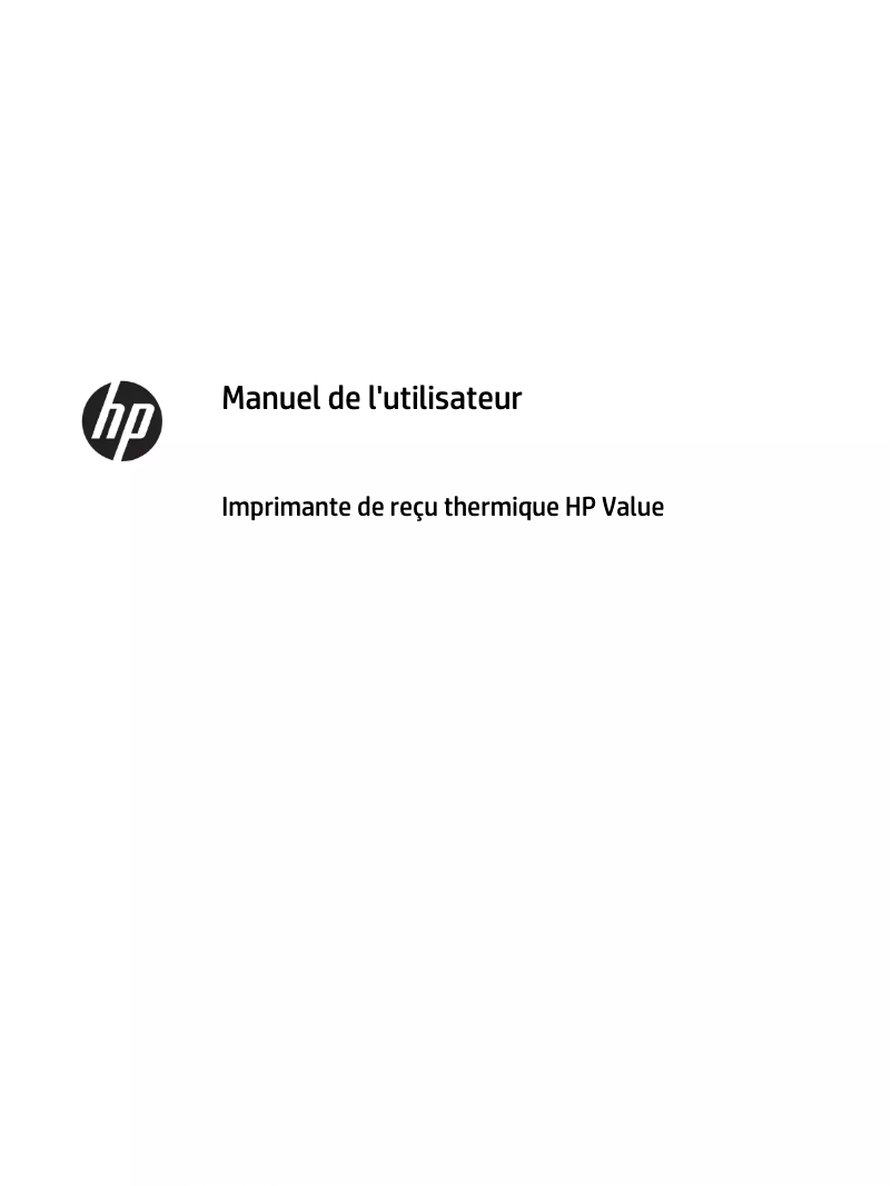 Page n°1 - Manuel utilisateur HP p204
